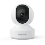 Reolink 3K Überwachungskamera Innen WLAN Schwenkbar, Home und Baby Monitor mit Personen-/Haustier-/Baby-Schreierkennung, Auto-Tracking, 2,4/5GHz WiFi IP Kamera Indoor, 5MP IR-Nachtsicht, E1 Pro