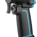 Hazet Druckluft-Schlagschrauber 9012M-1 I extra kurz - nur 80 mm, Max. Lösemoment: 1200 Nm, Vierkant 12,5 mm (1/2 Zoll), Betriebsdruck: 6,3 Bar I kompakte Bauweise für Arbeiten in beengten Räumen