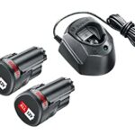 Bosch Akku Starter Set (2x Akku, Ladegerät, 12 Volt System, im Karton)