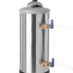 HENDI Wasserenthärter, Hartwasseraufbereitungssystem, Entkalkunganlage, Wassertemperatur von 4-25°C, Wasserdruck 1-8 Bar, Filterkapazität: (20°F/30°F/40°F) 2520/1680/1260, 12L, ⌀185x(H)500mm