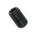 Madenschrauben/Gewindestifte M3 x 8 mm Schwarz 45H - DIN 913 - mit Kegelkuppe und Innensechskant - Metrisch Gewinde (Gewinde: M3, Länge: 8 mm, Menge: 50 St.)