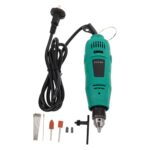 HAMPPLIES Netzbetriebener Handbohrer Set mit Schlagbohrfunktion Vielseitige Bohrer für Möbel Fliesen Ergonomischer Griff Kabellose Bohrmaschine für Heim Möbelmontage