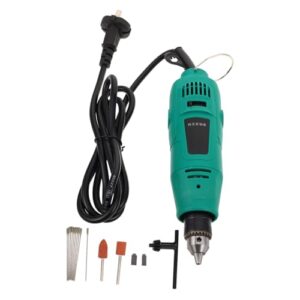 HAMPPLIES Netzbetriebener Handbohrer Set mit Schlagbohrfunktion Vielseitige Bohrer für Möbel Fliesen Ergonomischer Griff Kabellose Bohrmaschine für Heim Möbelmontage