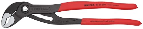 KNIPEX Cobra Hightech-Wasserpumpenzange mit rutschhemmendem Kunststoff überzogen 300 mm, 87 01 300
