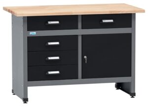 Küpper Werkbank 12049 mit massiver Buchenplatte (120 x 84 x 60 cm)