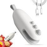 Mini Folienschweißgerät, 2 in 1 Bag Sealer mit Cutter, Wiederaufladbarer Tragbare Tüten Schweissgerät, USB Aufladung, Küchen Gadgets, haushaltshelfer, Versiegelungsmaschine für Lebensmittellagerung