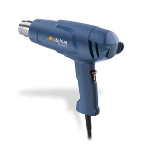 Steinel Heißluftgebläse HL 1620 S, Heißluftpistole mit 1600 Watt, Zwei Temperaturstufen (300° und 500° C), integrierte Thermosicherung, Heißluftfön zum Trocknen, Schrumpfen, Auftauen, Wachsen, 351106