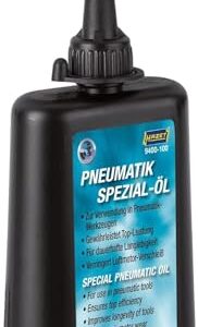 HAZET Pneumatik-Öl 9400-100 I Füllmenge: 100 ml I Zur Verwendung in motorbetriebenen Pneumatik-Werkzeugen - verringert Luftmotor-Verschleiß und erhöht Maschinenstandzeiten I Made in Germany