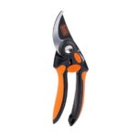 BLACK+DECKER Bypass Gartenschere - Gartenschere Hochwertige Stahlklingen - Astschere Ergonomischer Griff - Baumschere Mit Schnittkapazität von 13 MM – Schwarz/Orange