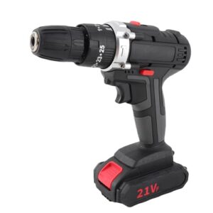 ViaGasaFamido Bohrwerkzeug-Set, Leichtes Bohrmaschinen-Set aus Karbonstahl mit 1450 U/min für die Wartung und Montage Im Haushalt (EU-Stecker)