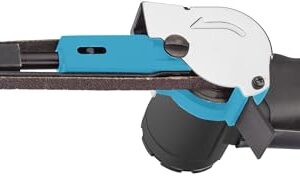 HAZET Schleifmaschine 9033N-4 | Bandschleifer, stufenlose Drehzahl-Regulierung, für Schleifbänder 10 x 330 mm, mit Arretierung für schnellen Schleifbandwechsel | handliches Gerät zum schleifen