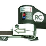 Rodcraft RC7155 Druckluft Bandschleifer, Schleifband 330 x 10 mm, 300 Watt Leistung, Drehzahl 18000 U/min, inkl. 3 Schleifbänder (80, 100, 200),