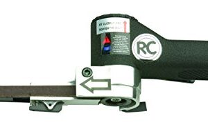 Rodcraft RC7155 Druckluft Bandschleifer, Schleifband 330 x 10 mm, 300 Watt Leistung, Drehzahl 18000 U/min, inkl. 3 Schleifbänder (80, 100, 200),