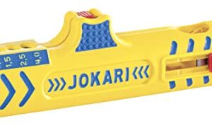JOKARI®original Secura Super Entmanteler No.15 zum Abisolieren von Leitungen in Innendosen NYM-J 3x1,5² bis 5 x 2,5mm², Litzen 0,2 bis 4mm²,Art.Nr. 30155