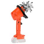 Akku-Bodenhacke Motorhacke,Kabelloser Hand Bodenhacke kompatibel mit Makit*a 21V Akku (ohne Batterie),550W 235U/min Gartenfräse mit 10cm Frästiefe und 10cm Fräsbreite, Ackerfräse