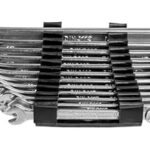 Brüder Mannesmann Gabelringschlüssel Set, 12-teilig - Gabelschlüsselsatz nach DIN 3113 - verchromter Satz Ring-Maulschlüssel mit polierten Köpfen, aus Chrom-Vanadium-Stahl - 6 bis 22 mm | M19652