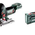 metabo Akku-Stichsäge STA 18 LTX 150 BL - 18 V, 150 mm Schnitttiefe Holz, 4 Pendelhubstufen - Brushless-Motor, LED-Licht, werkzeugloser Sägeblattwechsel, Staubabsaugung, Schutzplatte - Inkl. metaBOX