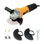 Hoteche 115/125mm 800W Winkelschleifer - 10000rpm Leerlauf, Gelb, Farbige Verpackung