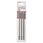 Bosch Accessories Professional 3tlg. Schrauberbit-Set Extra Hart für Innen-Torx-Schrauben (T20, T25, T30; Länge: 152 mm)
