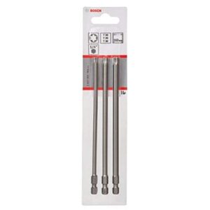 Bosch Accessories Professional 3tlg. Schrauberbit-Set Extra Hart für Innen-Torx-Schrauben (T20, T25, T30; Länge: 152 mm)