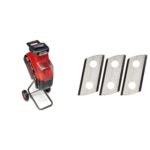 Einhell Akku-Messerhäcksler REDAXXO 36/25 Power X-Change (36 V, max. 25 mm Aststärke, 3 Wendemesser aus Stahl, 55 L Fangsack, Transportgriff, Stopfer, inkl. 3 Ersatzmesser)