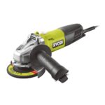 RYOBI 125mm Winkelschleifer 800W RAG800-125G (Spindelarretierung, Schutzhaubenschnellverstellung, Wiederanlaufschutz)