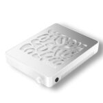 L'UGX Professioneller Nagelstaubsammler mit 30 Stück Filterpapieren, mehrere Zahnräder, leistungsstarker Staubsammler, Nagelstaubabsauger, Maniküre-Pediküre-Werkzeug für Acryl-Nagellack, geräuscharm