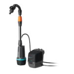Gardena Akku-Regenfasspumpe 2400 ComfortAutomatic 18V P4A solo Pumpen: Automatik-Funktion, Bewässerungsplaner, Timer-Funktion, Stufenlose Druckeinstellung, Konstanter Druck (14605-55)