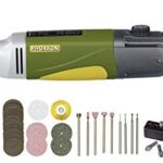 PROXXON Profi-Multifunktionswerkzeug, Industrie-Bohrschleifer IBS/E mit Einsatzwerkzeugen, 34-teiliges Zubehör-Set, 5000-20000/min, 230 V, 28481