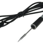 ChiliTec Micro Lötkolben 8W / 12V 1m Zuleitung Präzisions-Lötkolben, austauschbare Lötspitze 0,8mm