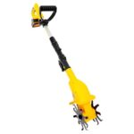 Fridgestea 20V Akku-Bodenhacke mit Akku und Ladegerät, 250RPM Kultivator, elektrischer Motorhacke Gartengeräte für Garten Rasen Bodenkultivierung, Arbeitsbreite: 10 cm | Arbeitstiefe: 17cm