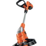 BLACK+DECKER Rasentrimmer mit Akku Rasenkantenschneider mit Akku und Ladegerät (18V 2,0Ah Li-Ion, Schnittbreite 23 cm, Zweithandgriff, E-Drive, Teleskopstiel) GLC1823L20