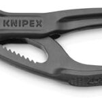 KNIPEX Cobra XS Mini-Wasserpumpenzange, 100 mm, Muttern bis 24 mm, Rohre bis 28 mm, Selbstklemm-Effekt, Rohrzange, EDC, 87 00 100