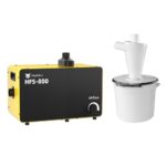 FoxAlien 800 W Desktop-Staubsammler HFS-800 mit Staubabscheider für CNC-Schneiden, Holzbearbeitung, Luftfiltersystem mit HEPA- und Kohlefilter, Luftstrom einstellbar (220 V)