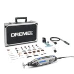 Dremel 4250 Rotationswerkzeug 175 W, Amazon Exclusive Multifunktionswerkzeug-Set mit 3 Vorsatzgeräten und 45 Zubehören, 175-W-Motor mit Konstantelektronik, variable Drehzahl 5.000-35.000 1/min