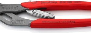 KNIPEX SmartGrip Wasserpumpenzange mit automatischer Einstellungmit Kunststoff-Hüllen 250 mm, 85 01 250