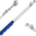 Schraubenschlüssel-Verlängerungswerkzeug 385 mm Zusätzlicher Hebel Verlängerungsschlüssel für Schraubenschlüssel Schraubenschlüssel Verlängerung Schlüsselverlängerung Offset Extension Wrench (Blau)