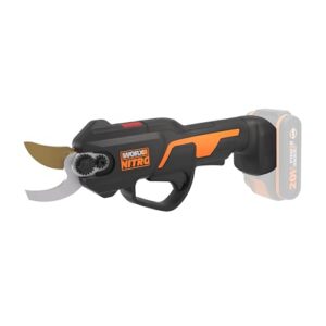Worx NITRO WG330E.9 Akku Astschere 20V - Müheloses Schneiden dank elektrischen Antrieb, Bürstenloser Motor, 25mm Schnitttiefe Kapazität, ohne Akku und Ladegerät