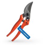 Original LÖWE 14 Bypass Rosenschere 14.104 mit scharfen Stahl-Klingen - robuste Gartenschere mit Antihaftbeschichtung für Rechtshänder zum Schneiden von Rosen Zweige Äste Schnittblumen