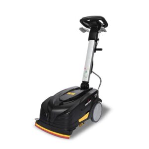 Steinbock Scheuer-Saugmaschine | Arbeitsbreite 280 mm | 5l Frischwasser-Tank | Mit Akku und Ladegerät | Reinigung vorwärts und rückwärts möglich | Verstellbarer Griff