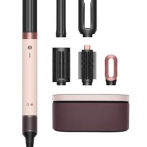 Dyson Airwrap Co‑anda2x™ Multi‑Haarstyler & Trockner Straight+Wavy, 2x stärkerer Luftstrom mit Hyperdymium™, App‑kompatibel, 6‑in‑1 Styling ohne Hitzeschaden, 5 Aufsätze, Ceramic Pink/Rosé Gold