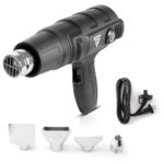 STAHLWERK Heißluftpistole mit Temperaturregler 50 – 600 °C (HP-2000 ST) – Heißluftfön inkl. Zubehörpaket, 2.000 Watt, Heißluftgebläse zum Entlacken, Schweißen, Schrumpfen oder Fügen von Kunststoffen