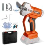 Akku Astschere für Makita 18V Akku, 35mm Schnittdurchmesser Professionelle Elektrische Gartenschere(Ohne Batterie), LCD Display Schnittzählerm, vorderer Handschutz