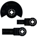 Bosch Accessories DIY 3tlg. Starter-Set (Holz für Multifunktionswerkzeuge Starlock)