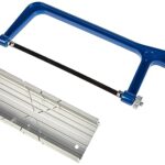 Werkzeyt Schneidladen-Set Alu 2-teilig - blau/schwarz - Allzwecksäge mit Metallsägeblatt 150 mm - Aluminiumschneidlade 140 x 40 x 20 mm/Bügelsäge/Eisensäge/Holzsäge / CP804162