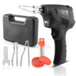 STAHLWERK Lötpistole (LP-200) – 200 W Lötgerät mit 50–500 °C Temperaturbereich, Lötkolben mit schneller Aufheizzeit & Zubehör-Set für Löten, Entlöten, Schneiden von Kunststoff und Gravieren von Holz