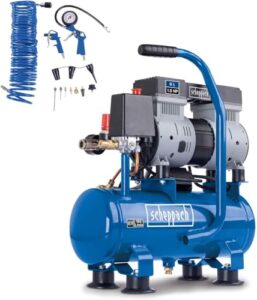 Scheppach HC08Si Ultra Silent Kompressor inkl. 14-tlg. Zubehörset