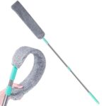 Pruojhw Unter Haushaltsgeräte Staubwedel,Flacher Ausziehbarer Reiniger | Unter Couch Reinigungswerkzeug Staubwedel,Für Couch Bett Möbelunterseiten Bodenritzen Hohe Decken