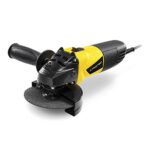 TROTEC Winkelschleifer PAGS 10-115 – 500 W – 12.000 U/min – 115 mm – Trennen & Schleifen von Metall, Stein, Fliesen, Leichtes Design, Spindelarretierung, Schutzhaube, Zusatzhandgriff