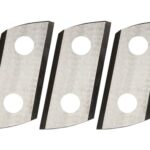 Original Einhell Ersatzmesser für Messerhäcksler (Häcksler-Zubehör und Ersatzteil für den Einhell Akku-Messerhäcksler REDAXXO 36/25, 3x Wendemesser aus Spezialstahl)